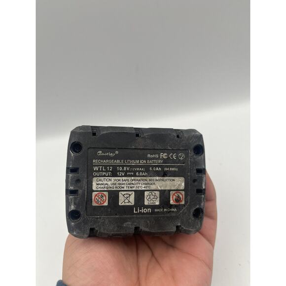 Waitley 12V 6A Replacement Battery Compatible with Milwaukee M12 Power - Picture 3 of 5